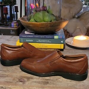 Johnston & Murphy Classic Brown Men's Loafers Size 11.5 Extra Wide NWOT